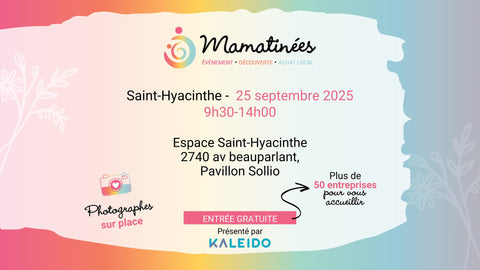 Mamatinées St-Hyacinthe - 25 septembre de 9h30 à 14h