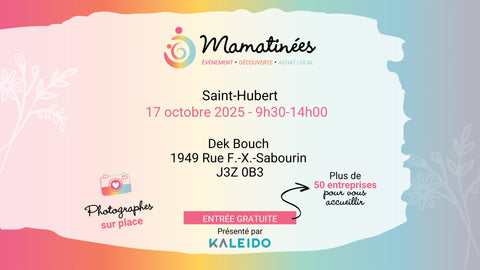 Mamatinées St-Hubert - 17 octobre de 9h30 à 14h