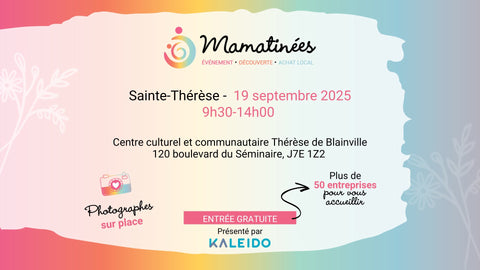 Mamatinées Ste-Thérèse - 19 septembre de 9h30 à 14h