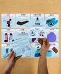 Cartes d’apprentissage actives hiver, activité ludique pour faire des pauses actives en restant debout et stimuler le langage. 