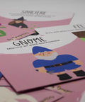 Cartes d’apprentissage bilingues forêt enchantée (gnome, sorcière, fée) dès 2 ans pour pauses actives. 
