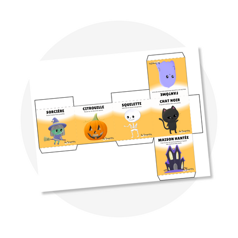 Cube actif Halloween