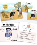 Ensemble comprend deux outils pour accompagner les enfants dès 2 ans dans la compréhension et la gestion de leurs émotions à travers le mouvement et la relaxation. 
