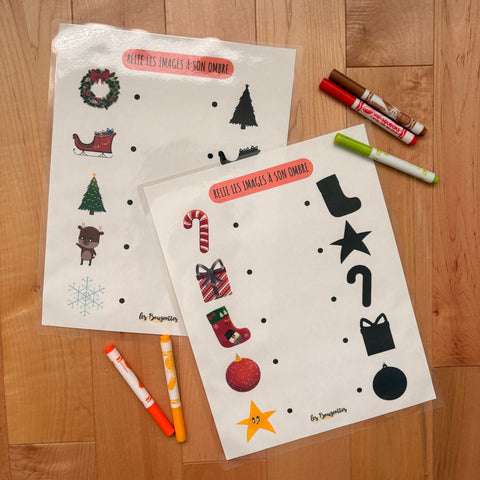 Jeu des ombres de Noël