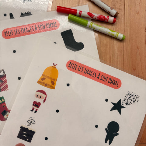 Jeu des ombres de Noël