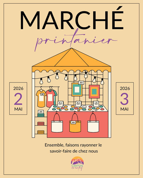 Marché printanier Canton Créatif - 2 et 3 mai