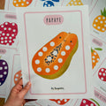 Activité à imprimer éducative : Marqueurs à points sur le thème des Fruits - Les Bougeottes