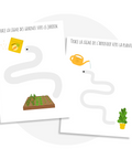 Activitée à imprimer pour enfants idéales pour développer la motricité fine  tout en les plongeant dans l’univers du printemps et du jardinage.
