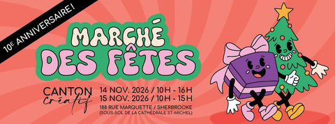 Marché des fêtes du Canton Créatif - 14 et 15 novembre