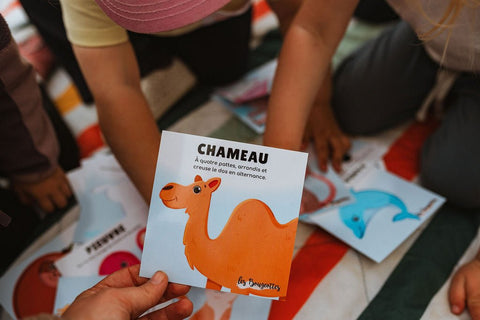 Cartes d'apprentissage - Animaux méli mélo 1 - Les Bougeottes