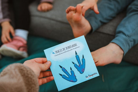 Cartes d’apprentissage - Dinosaures - Les Bougeottes