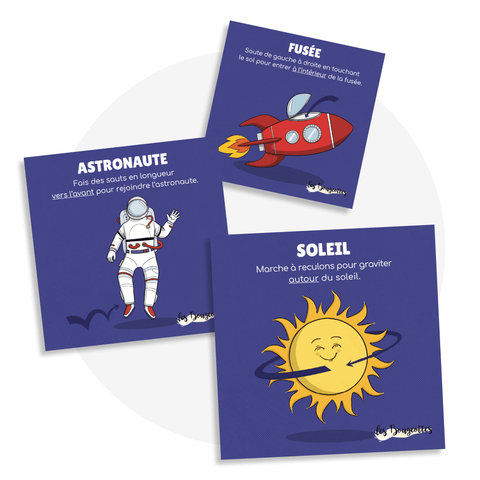 Cartes d’apprentissage - Espace - Les Bougeottes