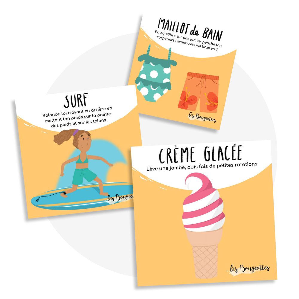 Cartes d’apprentissage - Été