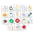 Collection de cartes Langue des signes québécoise avec 18 mots à utiliser au quotidien des bébés et des enfants - Les Bougeottes