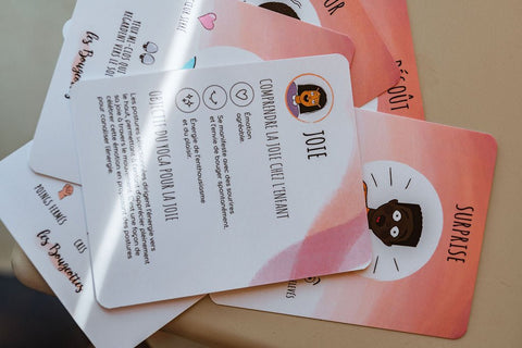 Cartes de yoga pour apprivoiser ses émotions - Les Bougeottes