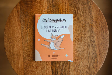 Cartes de gymnastique pour enfants de 2 ans et plus de niveau débutant à intermédiaire