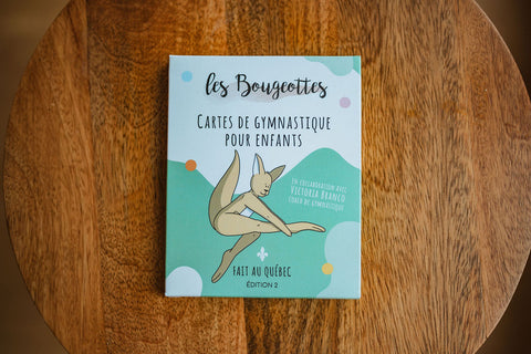 Cartes de gymnastique pour enfants de 4 ans et plus de niveau intermédiaire et expert.