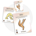 Cartes de yoga pour aider les enfants è apprivoiser leurs émotions une posture à la fois (chaise, arbre, chien tête en bas)