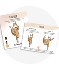 Cartes de yoga pour apprivoiser ses émotions incluant 70 postures de niveau débutant, intermédiaire et expert.