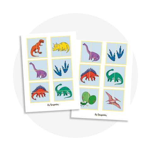 Casse - tête des dinosaures - Les Bougeottes