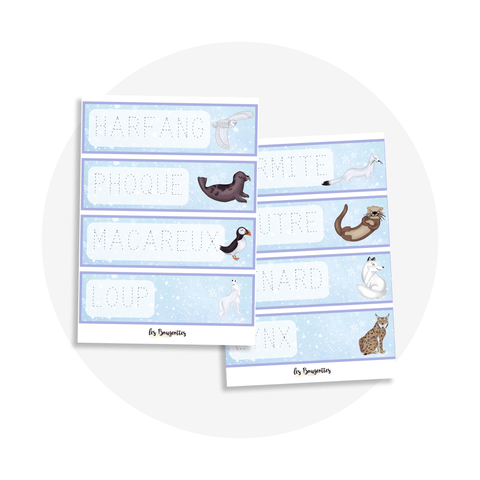 Écrire avec les animaux polaires - Les Bougeottes