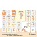 Collection de cartes de gymnastique pour enfants de niveau débutant à intermédiaire pour développer la motricité globale