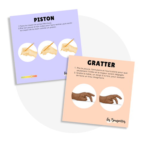 Ensemble Préécriture sur le thème du Monde des sorciers et motricité fine avec les animaux- Les Bougeottes