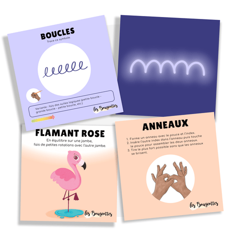 Ensemble Préécriture sur le thème du Monde des sorciers et motricité fine avec les animaux- Les Bougeottes