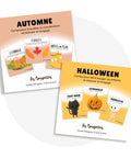 Cartes d'apprentissage actives thématique de l'automne et de l'Halloween pour faire des pauses actives.