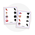 Jeu des ombres Saint - Valentin - Les Bougeottes