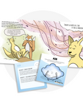 Livre interactif pour faire bouger les jeunes sujet du moment présent et de la pleine conscience avec des cartes d'appentissage incluses. 