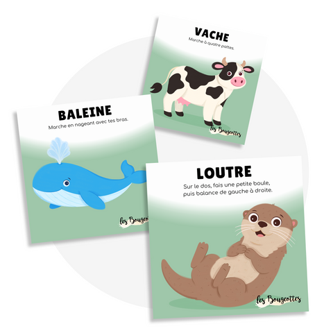 Cartes d'apprentissage - Animaux méli mélo 4