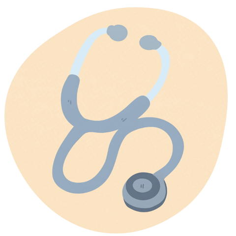 pictogramme d'un stéthoscope