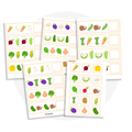 Suites logiques avec les légumes - Les Bougeottes