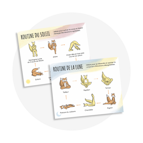 PRÉVENTE - Cartes de yoga pour apprivoiser ses émotions